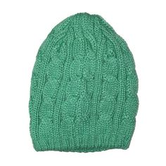 Thick Knitted Cuffless Beanie, Teal Size: One Size.  Color: Green.  Gender: male.  Age Group: adult. Chunky Beanie, Knit Beanie Hat, Striped Knit, Womens Plaid, Knit Beanie, Gifts For Men, Womens Flats, Beanie Hats, Cloth Bags