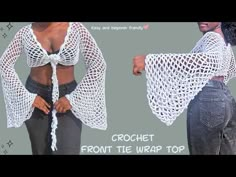 crochet from the wrap top