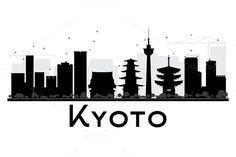 the skyline of tokyo, japan in black and white with the word tokyo written below it