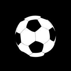 a black and white photo of a soccer ball