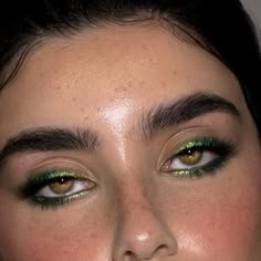 Funky Makeup, Face Charts, Green Makeup, Dope Makeup, Make Up Inspo, What Is Your Favorite, Eye Makeup Art