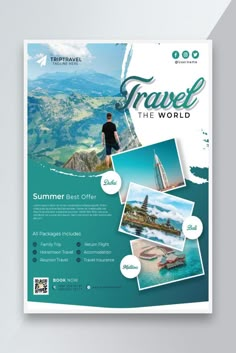 a travel brochure with photos on it