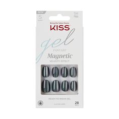 PRICES MAY VARY. DIY Salon Magnetics: Try the hottest new manicure trend with KISS Gel Fantasy Magnetic Ready-To-Wear Gel Nails. These super-dimensional nails are made with a magnetic powder effect that imparts a textured and velvety finish. Chicest Color & Design Mixes: KISS Gel Fantasy nails have always been durable, flexible, & easy to apply. These salon acrylic nails have a bubble-free flawless finish, are thinner at the cuticle for a seamless, natural look. Complete All-In-One DIY Nail Kit: Dimensional Nails, Salon Acrylic Nails, Kiss Gel Fantasy Nails, Stick Diy, French Designs, Diy Salon, Gel Manicures, Pink Gel Nails, Fantasy Nails