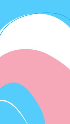 a blue and pink abstract background with curved lines