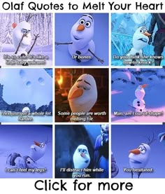 the characters in frozen water from disney's animated movie, frozen water is one of the