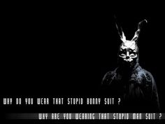 Frank. Donnie Darko Donnie Darko Wallpaper, Smurf Village, Cloud Atlas, John Malkovich, From Movie, Donnie Darko, Bunny Suit, Dark Pictures, Just Breathe