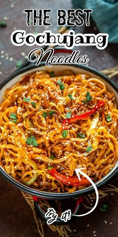 the best gochujuang noodles in thailand with instructions and pictures to make it