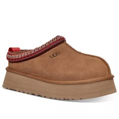 This is the clog you've been looking for. The platform outsole gives you that of the now lifted vibe, with a secret-sturdy step-in feel. Our ultra-lush UGGplush� lining and insole will wrap your feet in moisture-wicking dreamy softness. And the playful UGGbraid detail is a look only UGG can create, and only you can wear. This is one of those moments where we can say with all sincerity: if you love the Tasman, you'll love the Tazz.The outsole of this product is eith Ugg Tazz, Mini Boots, Ugg Tasman Slippers, Short Ankle Boots, Ugg Tasman, Jerome Dreyfuss, Platform Slippers, Women's Slippers, Winter Snow Boots