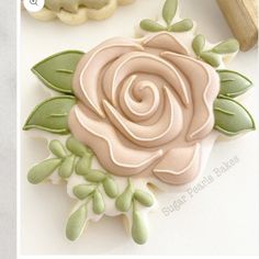 Flower Cookie, Rose Cookies, Iced Sugar Cookies, Summer Cookies