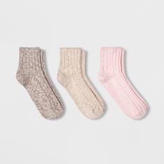 Women's Slub 3pk Ankle Socks - Universal Thread - Target Boots, 6 Pack Women, Dr Shoes, Comfy Socks, Ankle Socks Women, Sock Drawer, Cute Socks, Athletic Socks, Cozy Fits