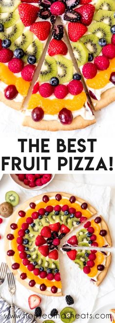 the best fruit pizza is made with fresh fruits