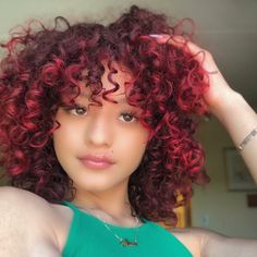 Charlie Baltimore, Raven Hair, Deep Red Hair, Hair Doo, Big Afro, Red Curls, Natural Curly Hair Cuts, Ginger Hair Color, Red Brown Hair