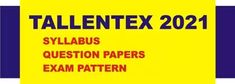 a yellow and blue background with text that reads,'sylabus question papers exam pattern