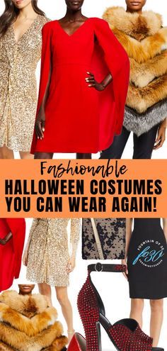 fashionably halloween costumes you can wear again - click to see more on the blog