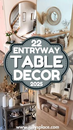 entryway table decor, entryway table decorations, entryway table ideas 2025