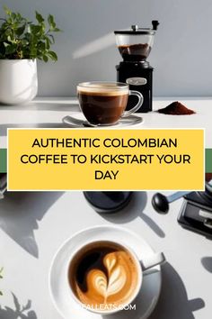 Authentic Colombian coffee next to a grinder, promoting a fresh start to your day. Moqueca Recipe, Cajun Gumbo Recipe, Cajun Gumbo, Arepas Recipe, Colombian Coffee, Gumbo Recipe, Ground Coffee Beans