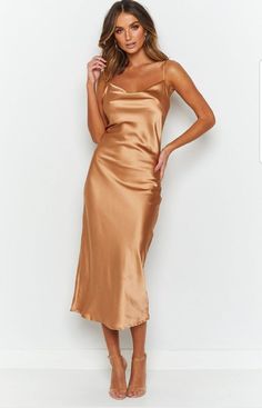 *Made using high quality satin fabric. *Inside lined with satin *Length can be adjusted thanks to metal adjustment straps *Looks very stylish with its midi length Dress Date, Dainty Jewellery, Slip Midi Dress, Dress Date Night, Date Night Dress, Champagne Dress, Dress Champagne, Rust Dress, Silk Slip Dress