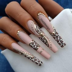 Panther Nails, Extreme Nails, Elegant Touch Nails, Colors Nails, Diy Acrylic Nails, January Nails, Long Nail Designs, Cute Acrylic Nail Designs