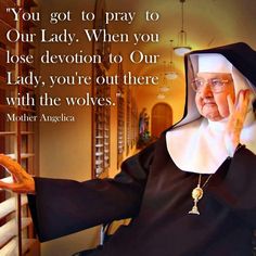 Loving Things To Say, Buddy Christ, Heavenly Mother, Who Really Cares, Mother Angelica, Religious Pictures, Catholic Family, Blessed Mother Mary