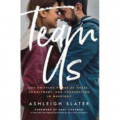 the book cover for team us by ashleigh slater, featuring an image of two people