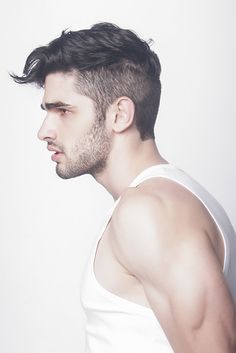 hair Acryl Painting, Men Photography, Men Hairstyles, Undercut Hairstyles, Mens Hairstyles Short, Young Men