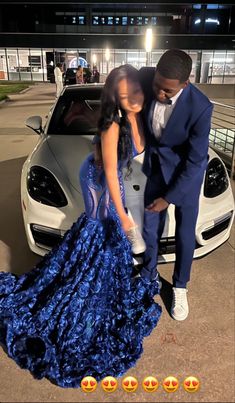 Yr 11 Prom Dresses, Prom Dresses Black Women Black, Mat Gala Dresses, White And Royal Blue Tuxedo Prom, Royal Blue And Gold Prom Couple, Night Of A Thousand Lights Prom Dresses, Prom Dresses Mexican, Homecoming Color Ideas, Color Combos For Prom