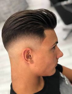 Skin Fade Pompadour, Skin Fade Hairstyle, Low Haircuts, Fade Hairstyle, Low Skin Fade, High Skin Fade, Military Haircut, Boys Hair, Cool Mens Haircuts