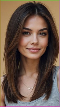 Hairstyles for Long Hair Best Haircut For Straight Hair Girl, Women Haircut For Square Face, Medium Hairstyle Women Square Face, Thick Hair Square Face Haircut, Square Face Hairstyles Straight Hair, Long Bob Haircuts Square Face, Medium Hair Low Maintenance, Long Length Straight Haircut, Haïr Cut For Square Face Girl