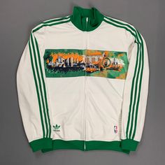 Retro Green Track Jacket For Streetwear, Green Patchwork Track Jacket For Streetwear, Adidas Jacket Vintage, Adidas Green Streetwear Sweatshirt, Vintage Adidas Hoodie, Sporty Outfits Men, Team Jackets, Adidas Track Jacket, Basketball Clothes