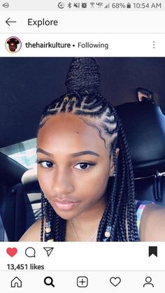 Tresse Girls Braids, Cornrow, Cornrow Hairstyles, African Braids Hairstyles, Braided Hairstyles For Black Women, African American Hairstyles