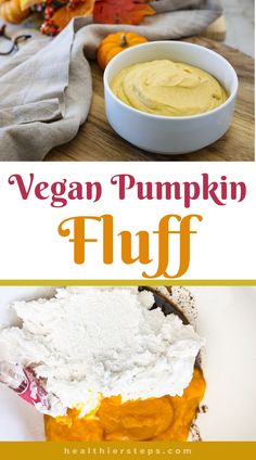 vegan pumpkin fluff is the perfect fall treat for your family to enjoy and eat