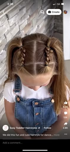 Toddler Girl School Hairstyles, Encanto Hairstyles, Hairstyles For Girls Easy Kid, Kid Easy Hairstyles, Four Year Old Hairstyles, Hair Styles Little Kids, Picture Day Kindergarten Hair, Hair Styles Toddler Girl Easy