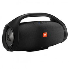 jbl boombox portable speaker with built - in microphone and bluetooth, black