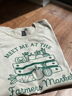 Perfect shirt for a day at the Farmers Market! Gildan Soft Style material! Farmers Market Tshirt, Farmers Market Shirt, Fort Walton Beach, Farmer's Market, Tshirt Design, Soft Style, Perfect Shirt, Farmers Market, Shirt Price