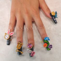 Competition Nails, Nail Competition, Nail Contest, Ruby Nails, 3d Acrylic Nails, 3d Nail Designs