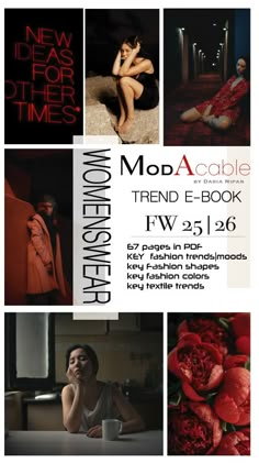 #FW26 #FW25/26 #modacable #fall2025 #Fall2026 #trendbooks2026 #trenreportsinPDF #womenswear2026 #womenstrends #womensdesigner #womensweardesigner Autumn Capsule Wardrobe, Trend 2025, 2025 Trends, Fall Winter Fashion Trends, Trends 2025, Fashion Trend Forecast, Trend Forecast, Color Trends Fashion, Fashion Forecasting