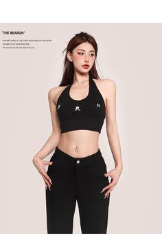 Age: 18-24 years oldSize: S M LPattern: LettersStyle: VersatileColor classification: black, white, gray, coffeeCombination form: single pieceCatalog number: X22B6514Year Season: Summer 2023Length: ShortClothing fit: slim fitStyle: halter neckMaterial composition: Other materials Casual Sleeveless Crop Top With Letter Print, Y2k Black Tank Top With Letter Print, Trendy Black Vest Crop Top, Black Sleeveless Top With Letter Print, Black Letter Print Crop Top For Summer, Y2k Black Racerback Tank Top, Y2k Black Racerback Top, Y2k Black Tank Top For Streetwear, Black Halter Neck Crop Top Y2k Style