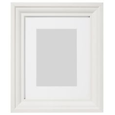 an empty white frame on a white background