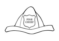 a fire hat with the word fire chief on it