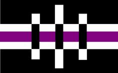 a black and white checkered pattern with purple stripes on it's diagonal lines