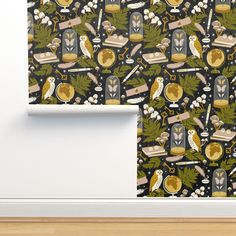 an image of a wallpaper with birds on it