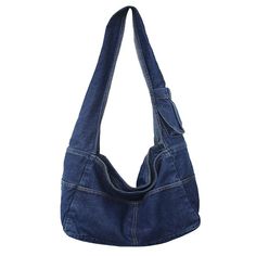 Material: DenimSize: 35*18*25cm / 13.8*7.1*9.8 in Denim Shoulder Bag, Denim Crossbody, Denim Shoulder Bags, Travel Handbags, Canvas Crossbody Bag, Chic Bags, Eco Bag, Bag Light, Casual Tote