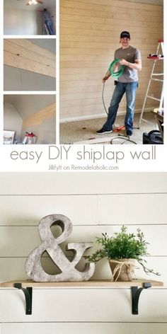 an easy diy shiplap wall and how to use it