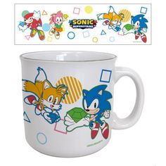 sonic the hedgehog and tails coffee mugs are on sale for $ 3 99