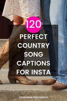 OMG these are the absolute BEST country song captions instagram, whether you want a short caption, emotional caption, heartbreak captions, couples captions, or selfie captions, I've got you! Country Song Captions Instagram, Heartbreak Captions, Song Captions Instagram, Captions For Couples