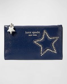 Kate Spade Star Wallet, Kate Spade Martini Wallet, Cool Wallets, Cute Wallets, Girly Accessories, Pretty Bags, Kate Spade Wallet, Birthday Wishlist, Kate Spade Purse