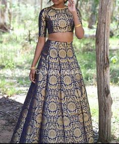 Silk Lehenga Banarasi, Silk Lengha, Lengha Blouse, Ready To Wear Lehenga, Brocade Lehenga, Mehendi Outfits