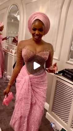 Aso Ebi Bella👑 on Instagram: "How you dance when you know you look stunning 🌸💗 Bella @lucindahaynes Gele style @tonixtouch  #AsoEbiBella www.asoebibella.com" Asi Ebi Lace Styles, Nigerian Gele Styles, Nigerian Lace Styles Dress 2024, Sequence Lace Asoebi Styles, Classy Asoebi Lace Styles, Aso Ebi Lace Style 2024, Nigerian Lace Styles For Wedding, Nigerian Wedding Aso Ebi