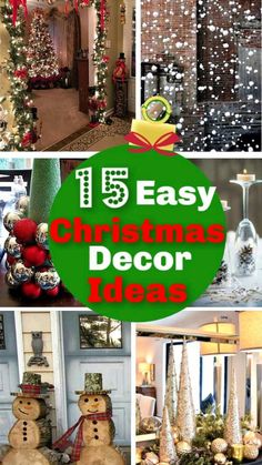 christmas decorating ideas that are easy to make