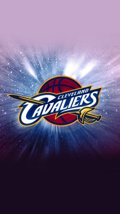 the cleveland cavs logo on a purple background